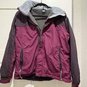 Patagonia strong jacket fleece inside